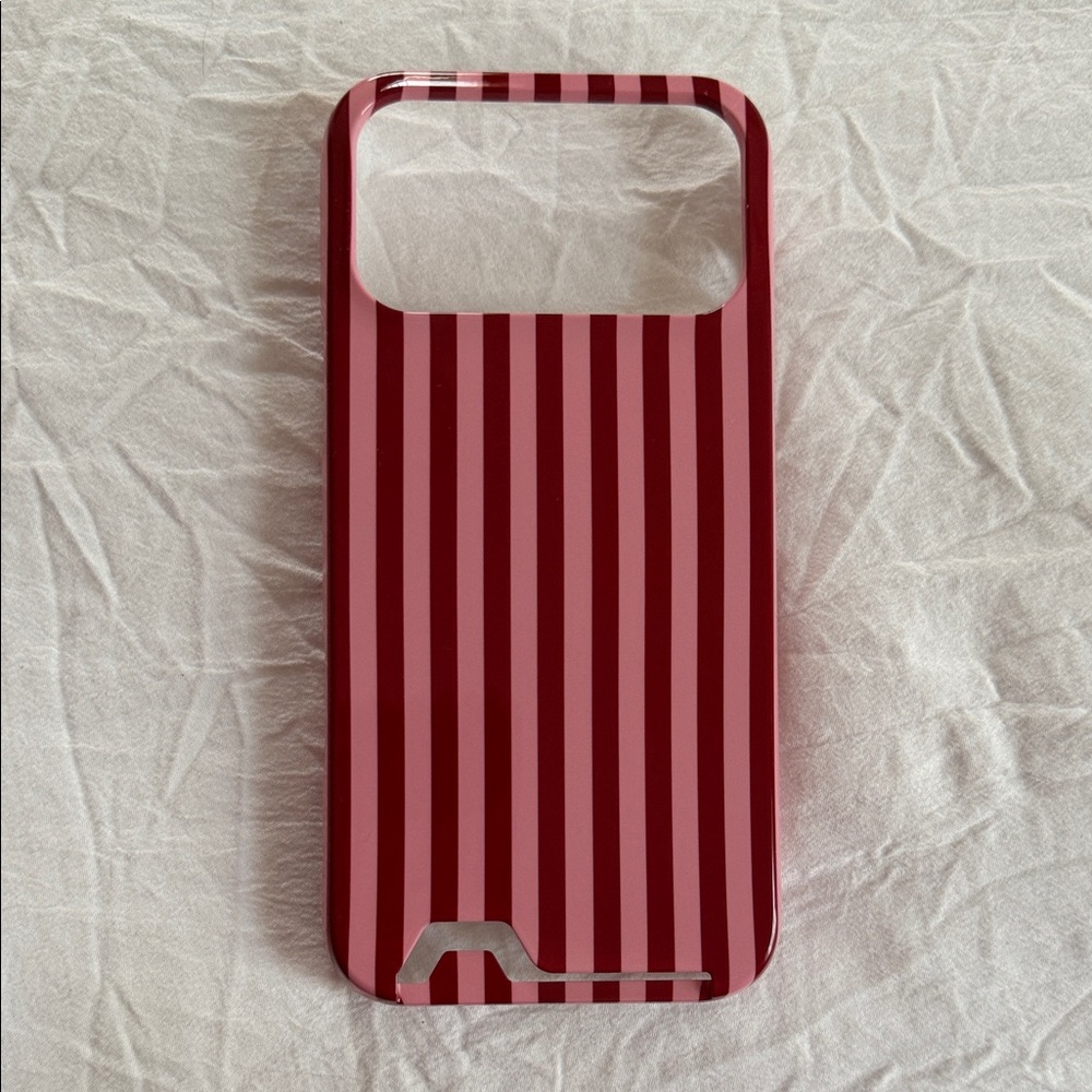 Striped Red Phone Case - Unbranded